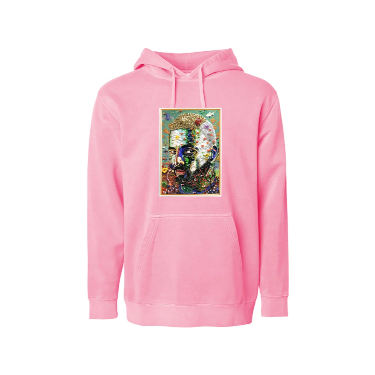 Maluma - #7DJ Portrait Pink Hoodie - Image 7