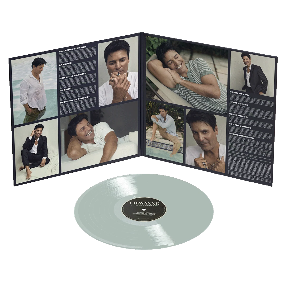 Chayanne - Bailemos Otra Vez Vinyl LP (Coke Bottle Clear) - Image 2