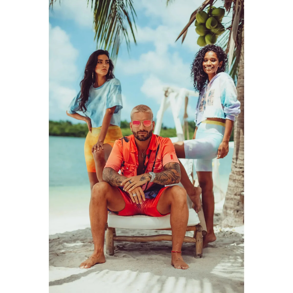 Maluma - Dyed Golden Hour Biker Shorts - Image 2
