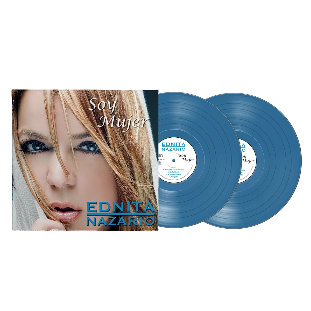 Ednita Nazario - Soy Mujer Aqua Vinyl 2LP
