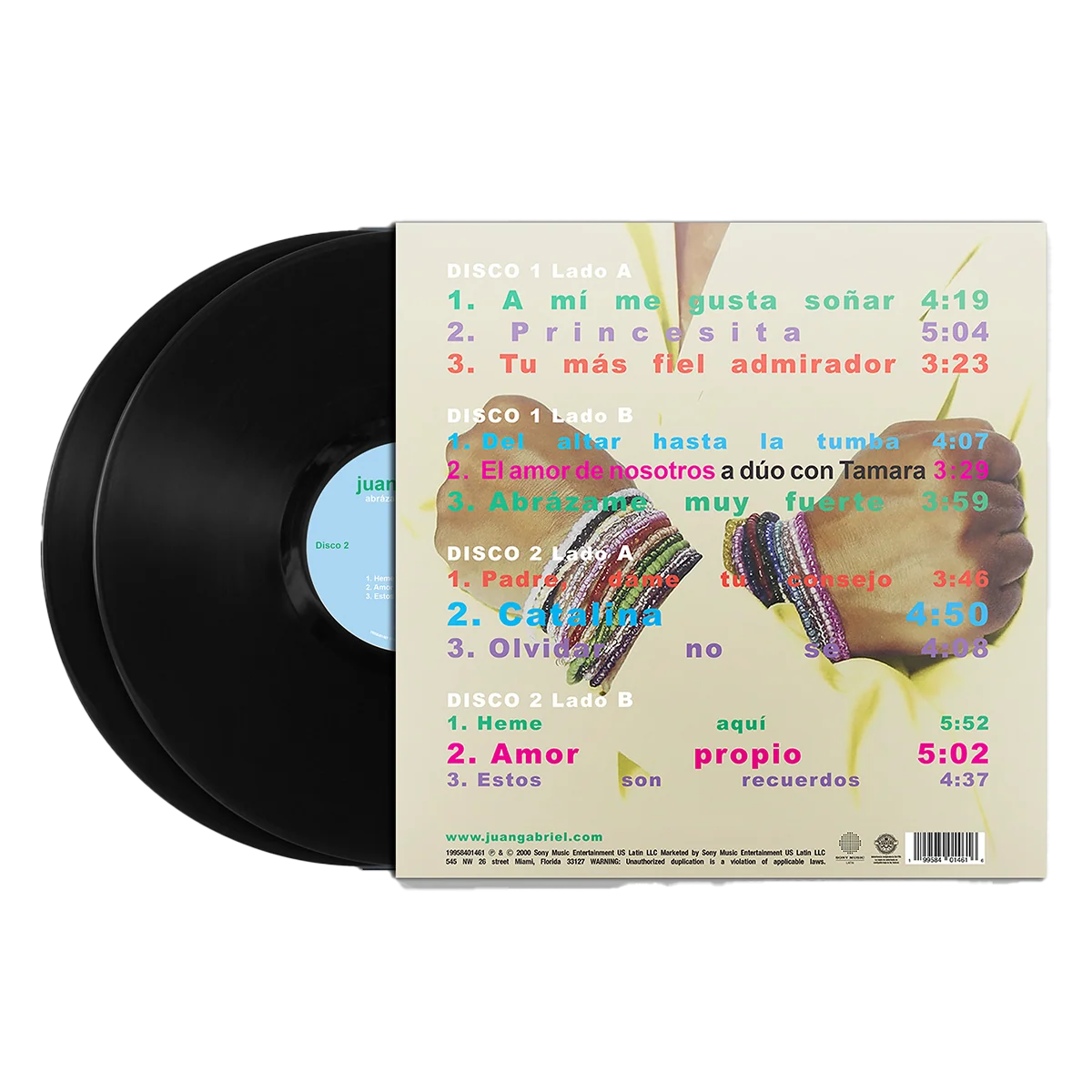 Juan Gabriel - Abrázame Muy Fuerte (25th Anniversary) 2LP Vinyl - Image 2