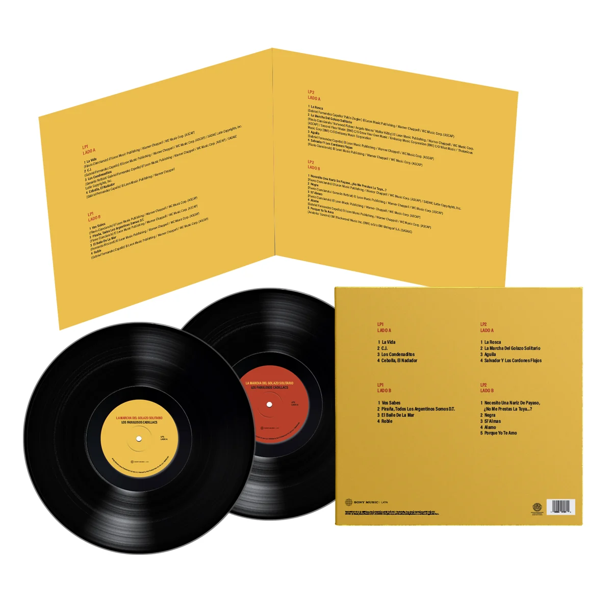 Los Fabulosos Cadillacs - La Marcha del Golazo Solitario 2LP Vinyl - Image 2