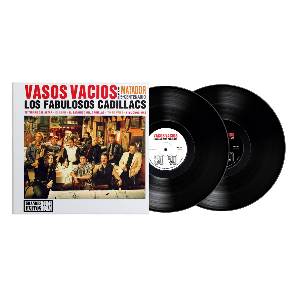 Los Fabulosos Cadillacs - Vasos Vacios 2LP Vinyl