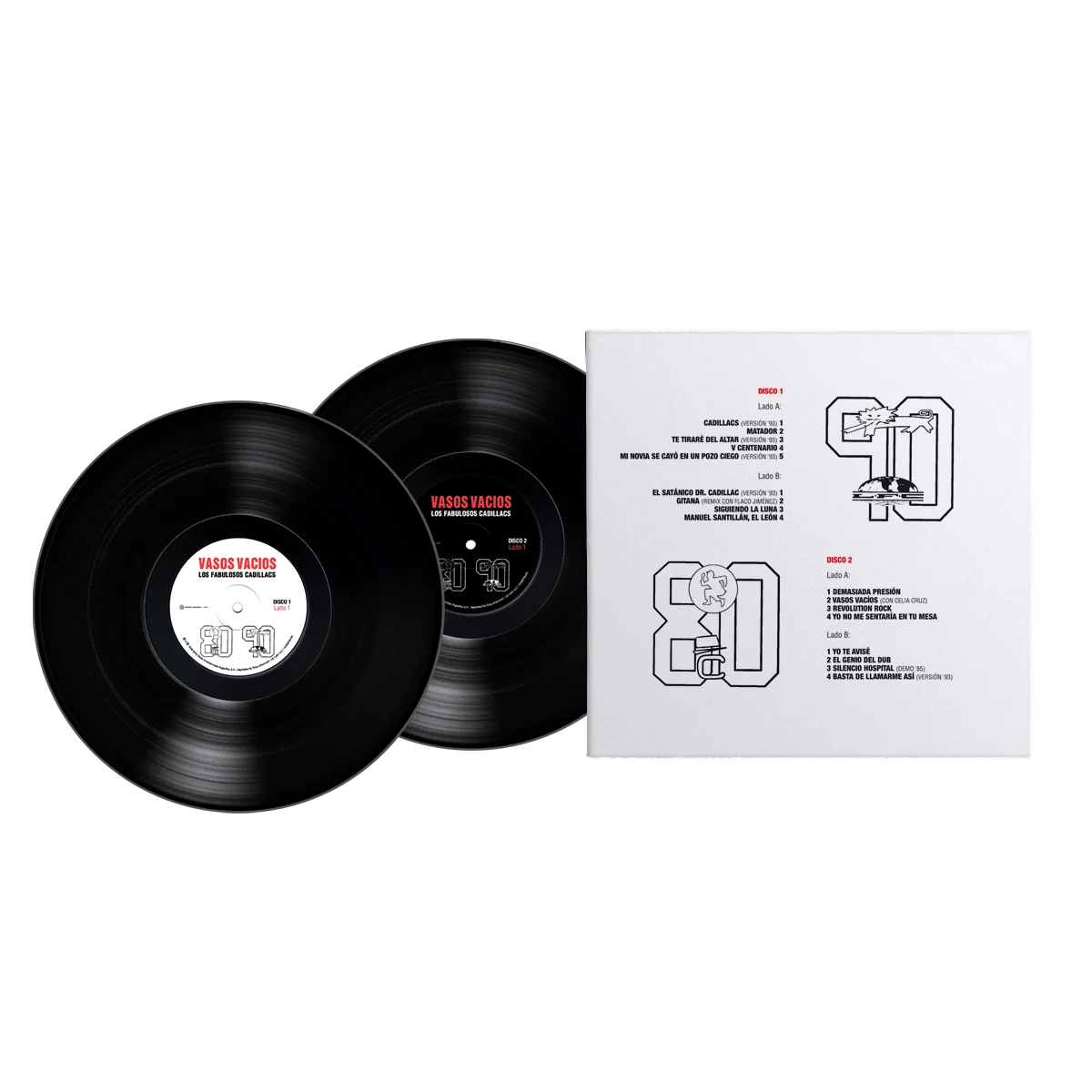 Los Fabulosos Cadillacs - Vasos Vacios 2LP Vinyl - Image 2