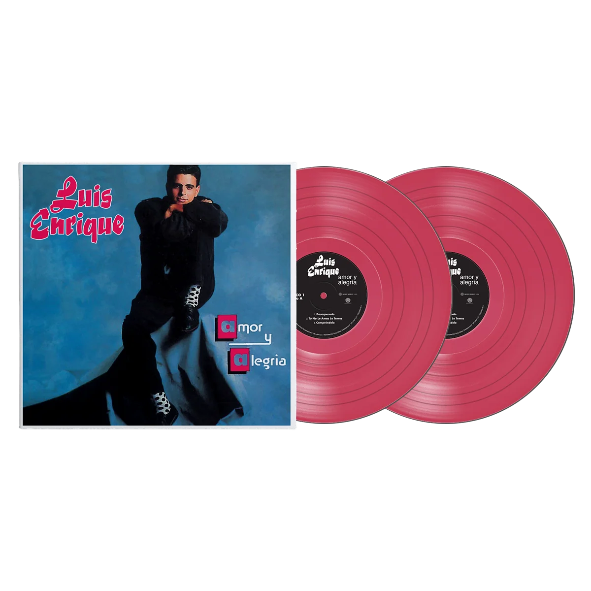 Luis Enrique - Amor Y Alegria Magenta Vinyl 2LP