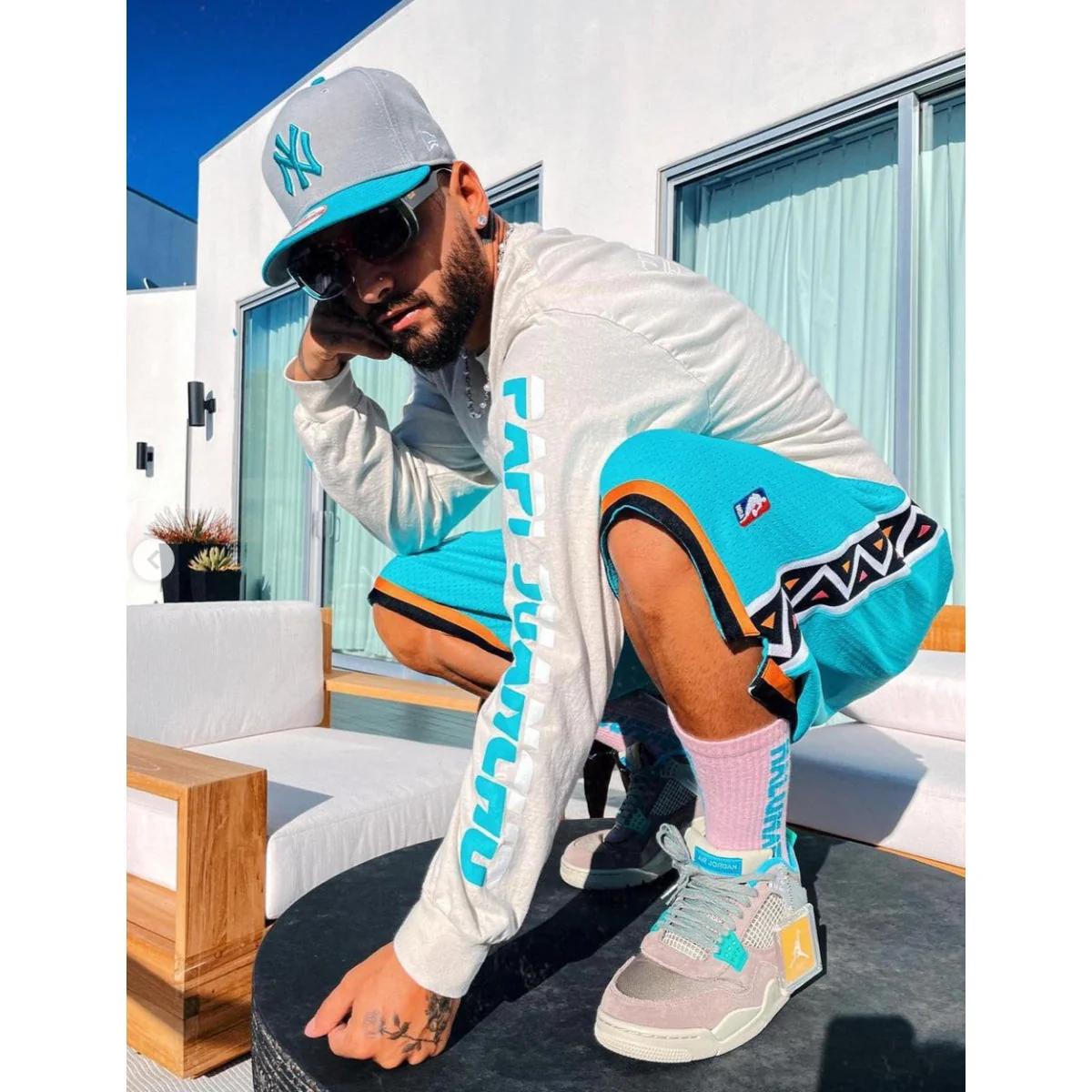 Maluma Papi Juancho Tour Natural Long Sleeve - Image 3