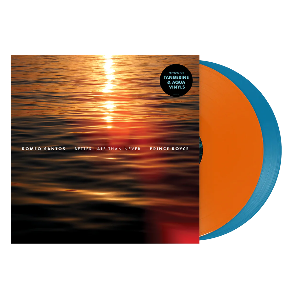 Romeo Santos & Prince Royce - Better Late Than Never (Tangerine & Aqua Vinyls 2LP)
