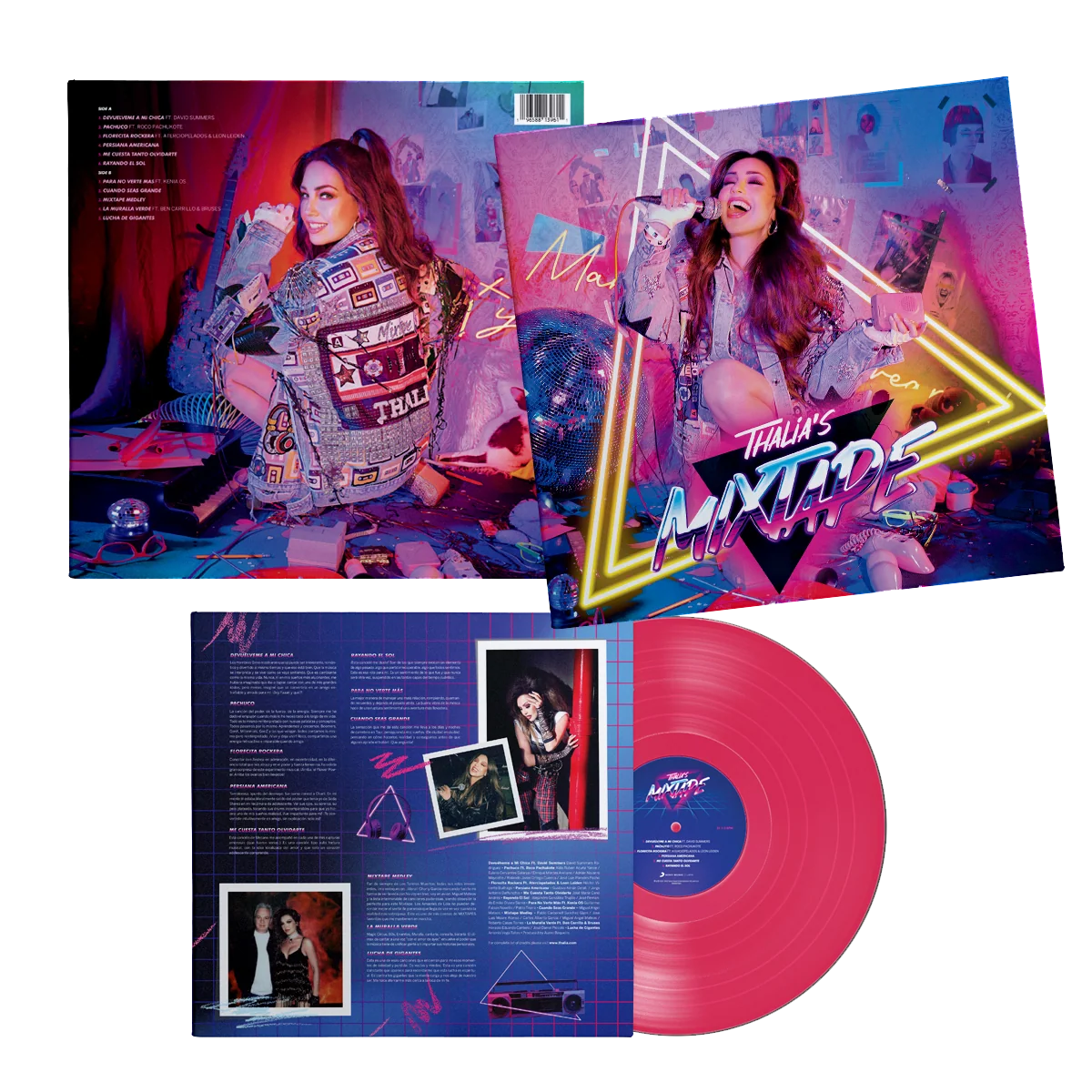 Thalia's Mixtape - Magenta Vinyl LP - Image 2