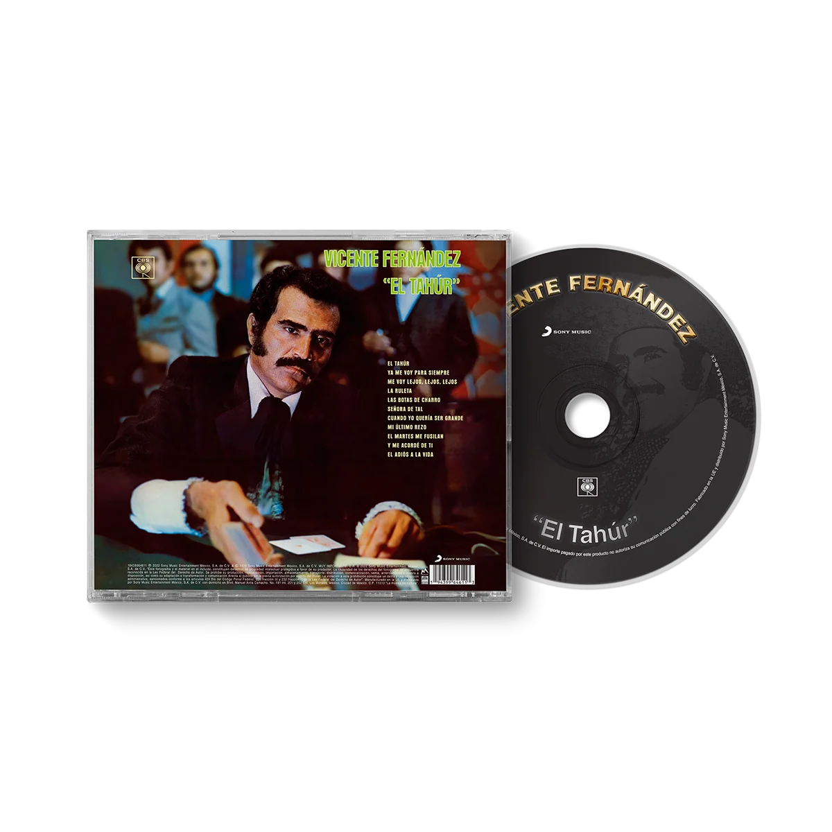 Vicente Fernández - El Tahúr CD - Image 3