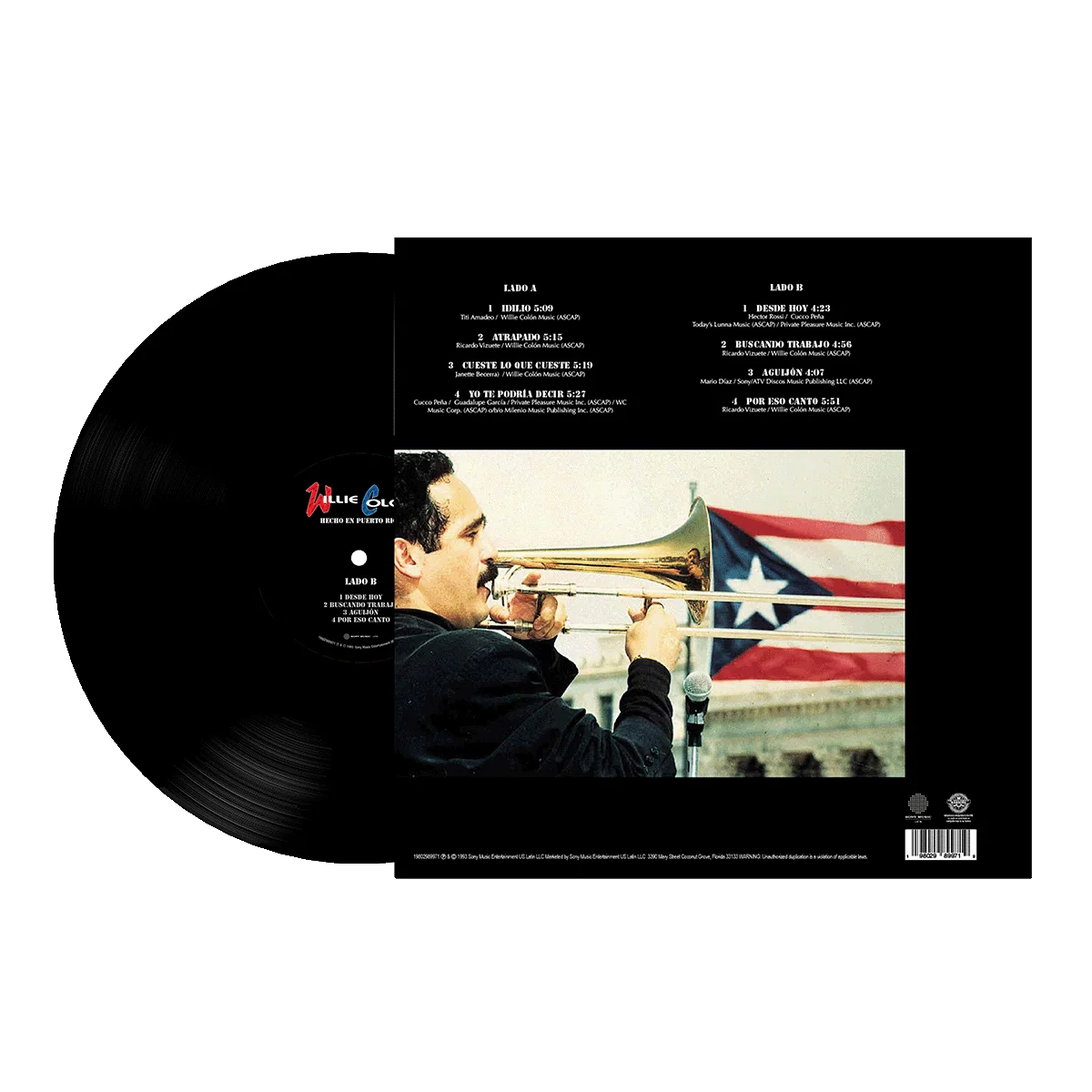 Willie Colón - Hecho en Puerto Rico Vinyl - Image 2