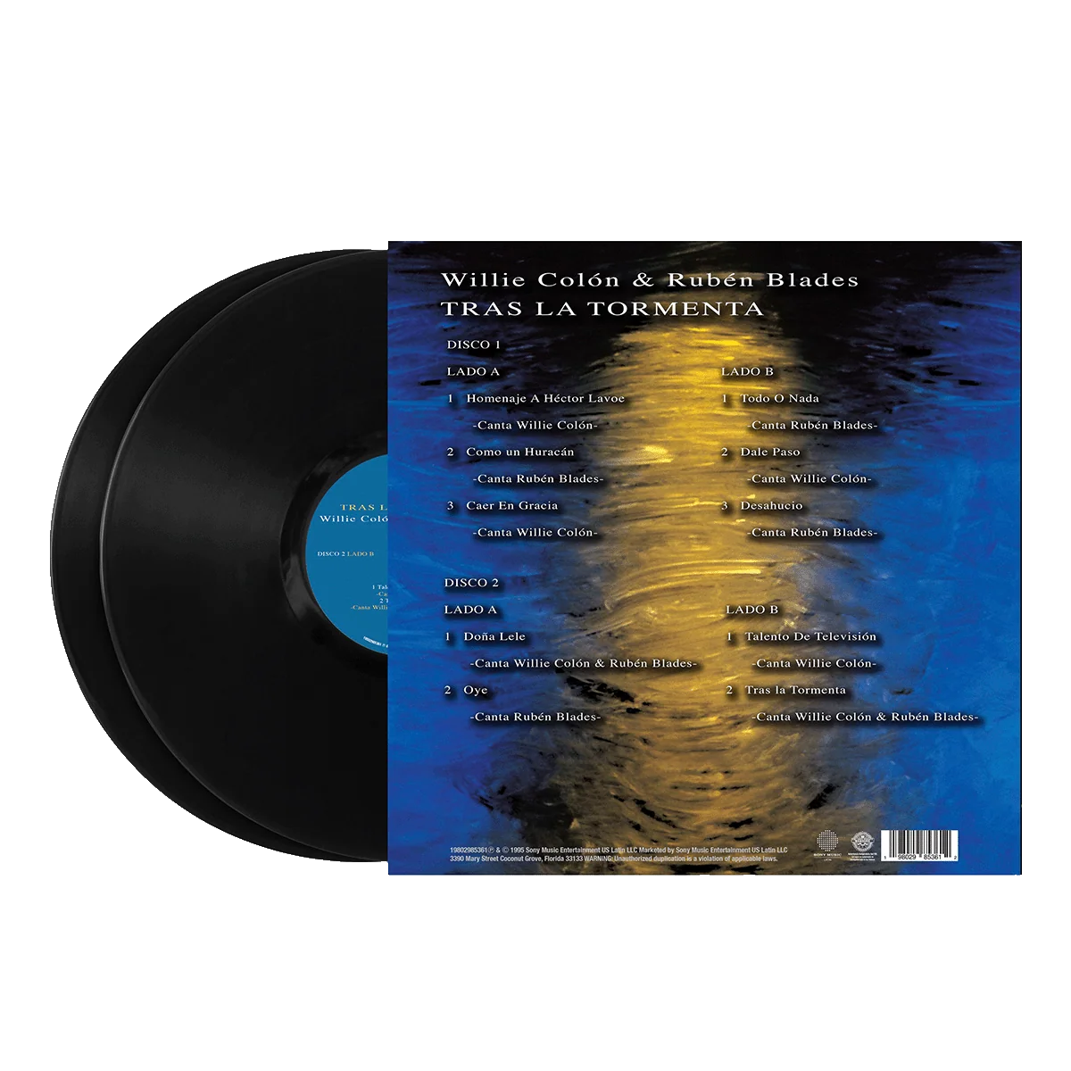 Willie Colón  & Ruben Blades - Tras la Tormenta Vinyl - Image 2