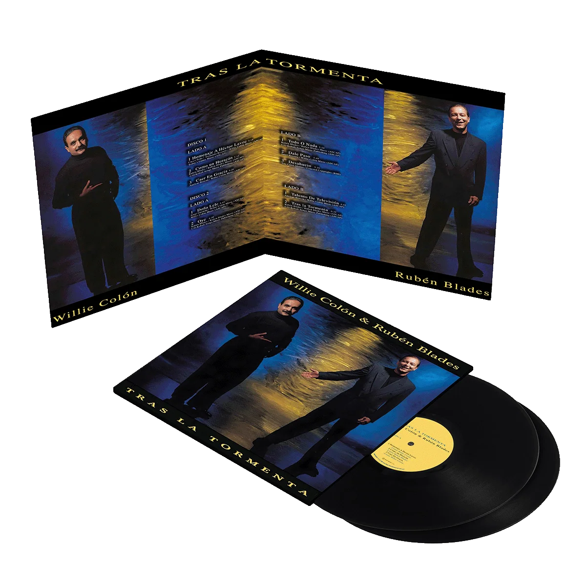 Willie Colón  & Ruben Blades - Tras la Tormenta Vinyl - Image 3